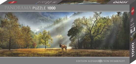 Heye Puzzle Panorama Heye Bald Cypresses 1000pc Complete-37.2"x12.8" 