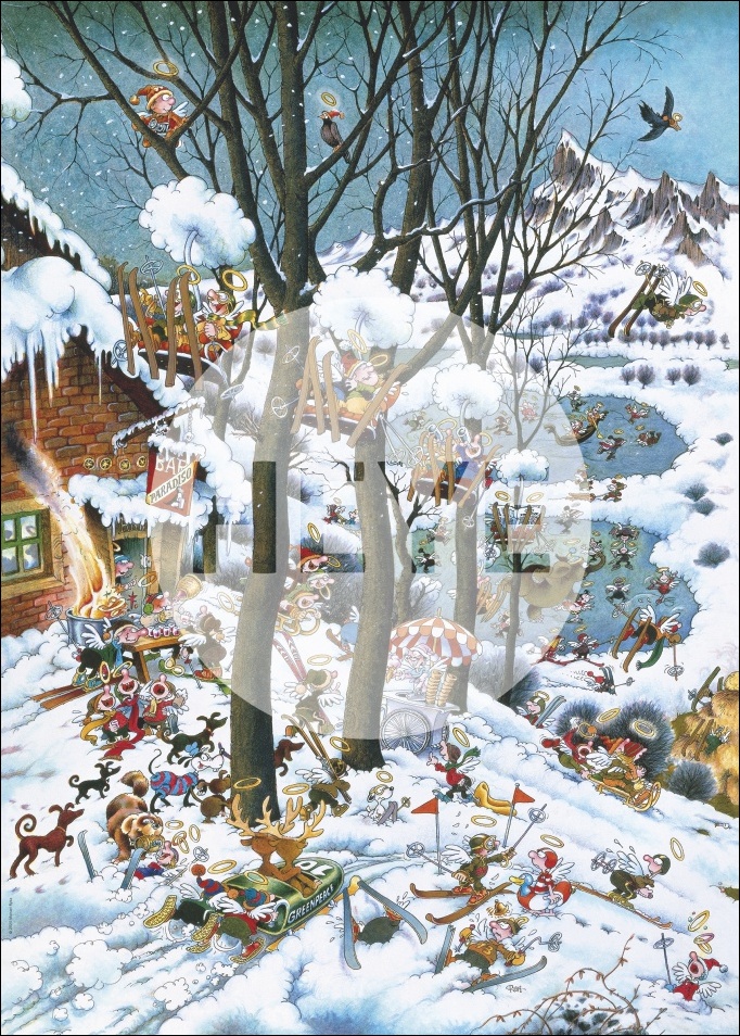 Acheter Puzzle adulte 1000 pièces - In winter, Heye, Annecy